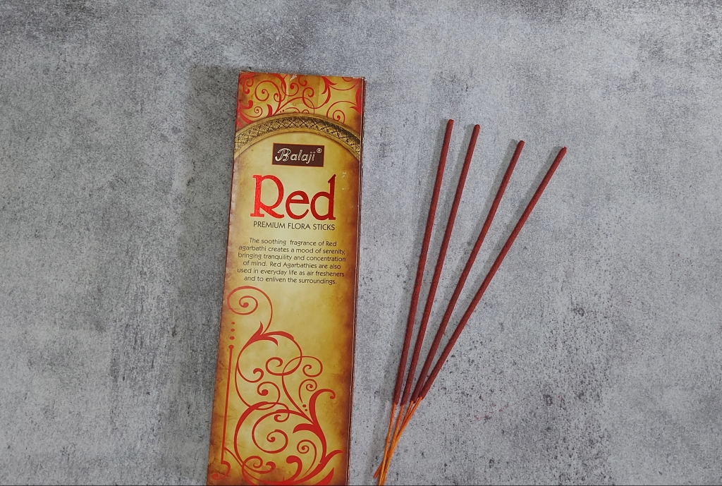 Balaji Red incense sticks review